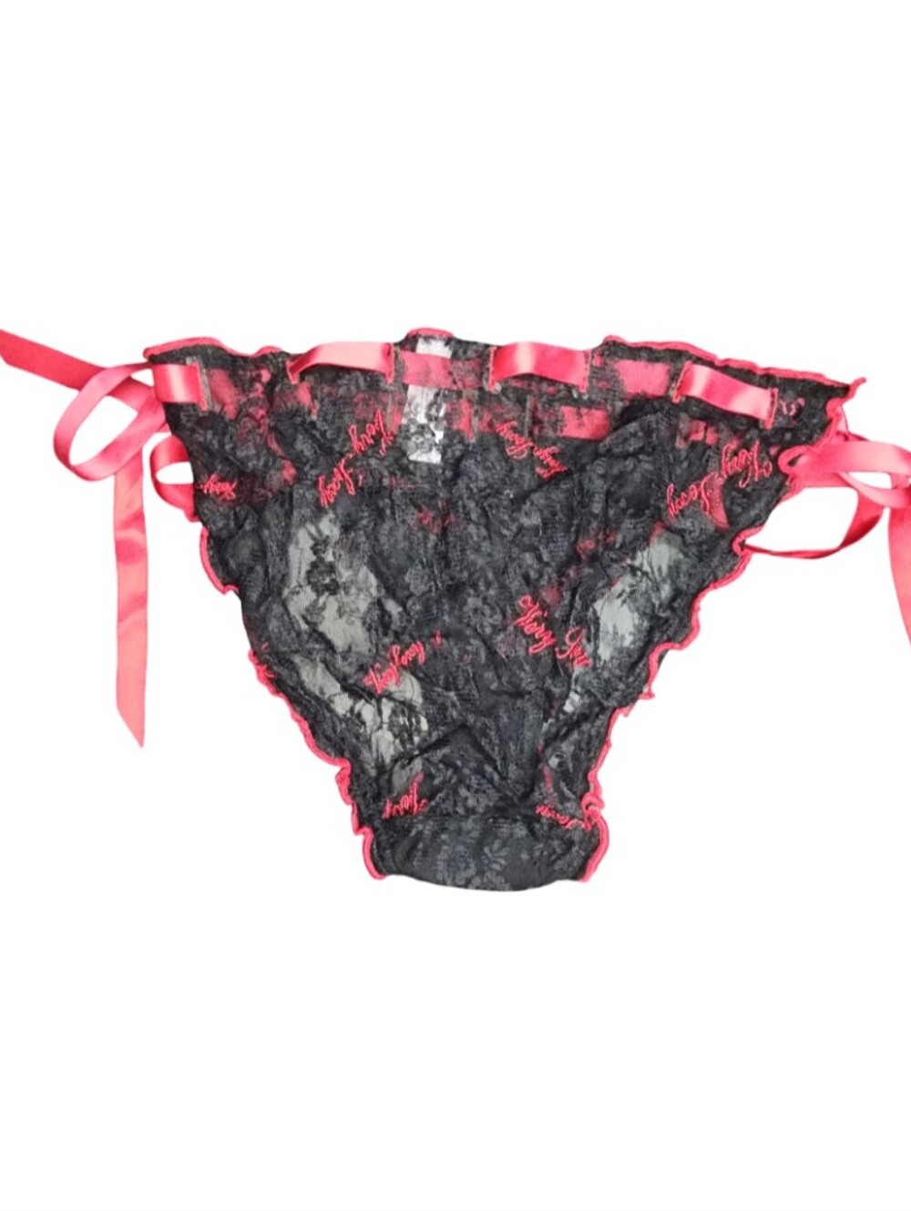 Vintage Victoria's Secret Side Tie Bikini Underwear, Womens Medium - Picture 2 of 3